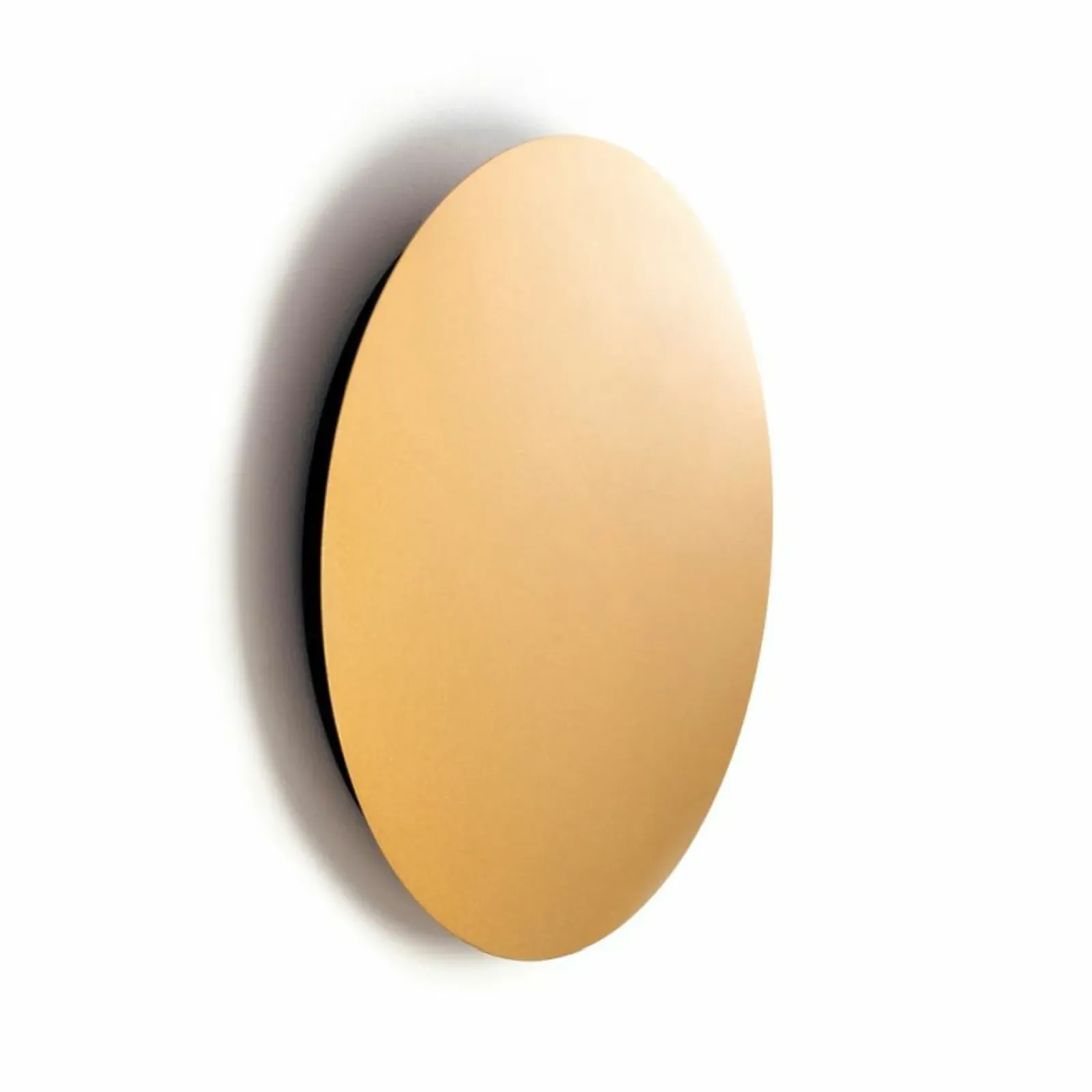 Sklep Kaja Złota tarcza ze światłem LED o ciepłej barwie ⌀35cm 10351 RING | Kaja* Lampy Led