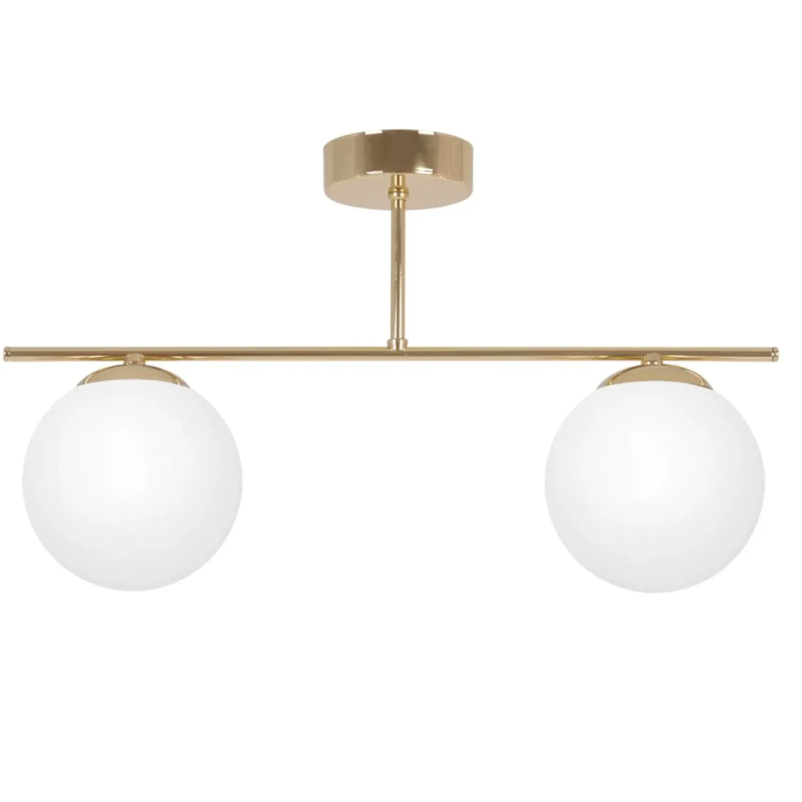 Sklep Kaja Złoto-biała lampa sufitowa nad aneks kuchenny K-5421 z serii REA Flash Sale