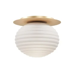 Sklep Kaja Złoto-biała lampa sufitowa z dużym gwintem MOD268CL-01G z serii REELS Fashion