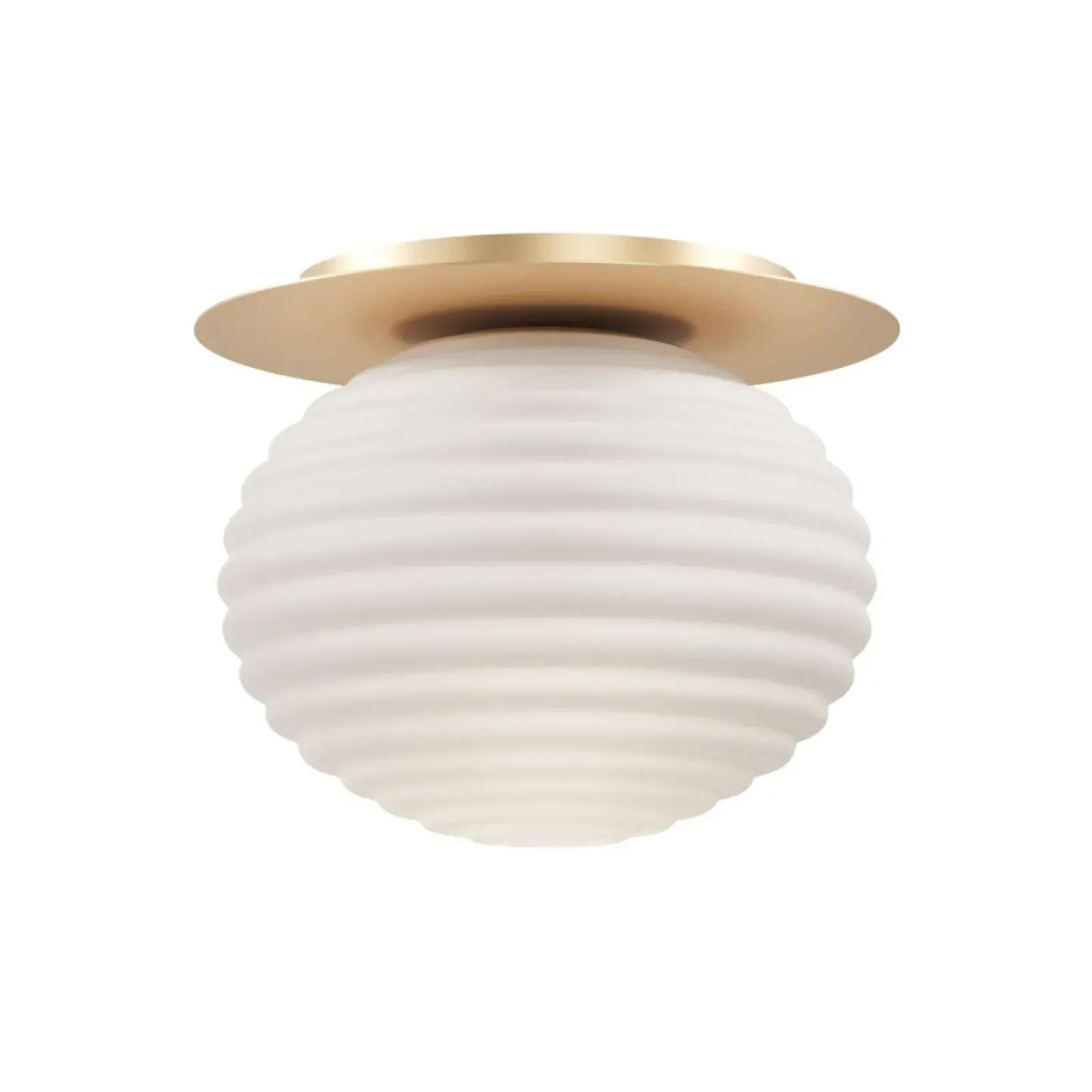 Sklep Kaja Złoto-biała lampa sufitowa z dużym gwintem MOD268CL-01G z serii REELS Fashion
