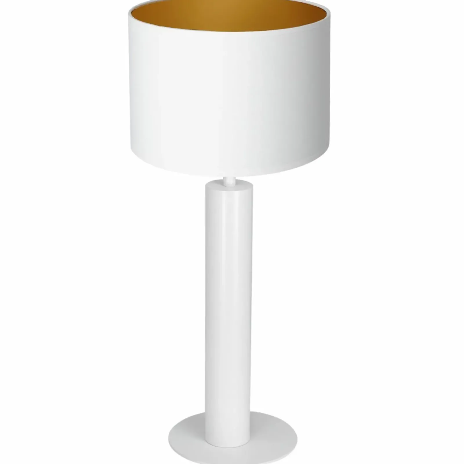 Sklep Kaja Złoto-biała lampka stołowa z abażurem LX 3662 z serii TABLE LAMPS* Lampki Stołowe Z Abażurem|Tradycyjne Lampki Stołowe