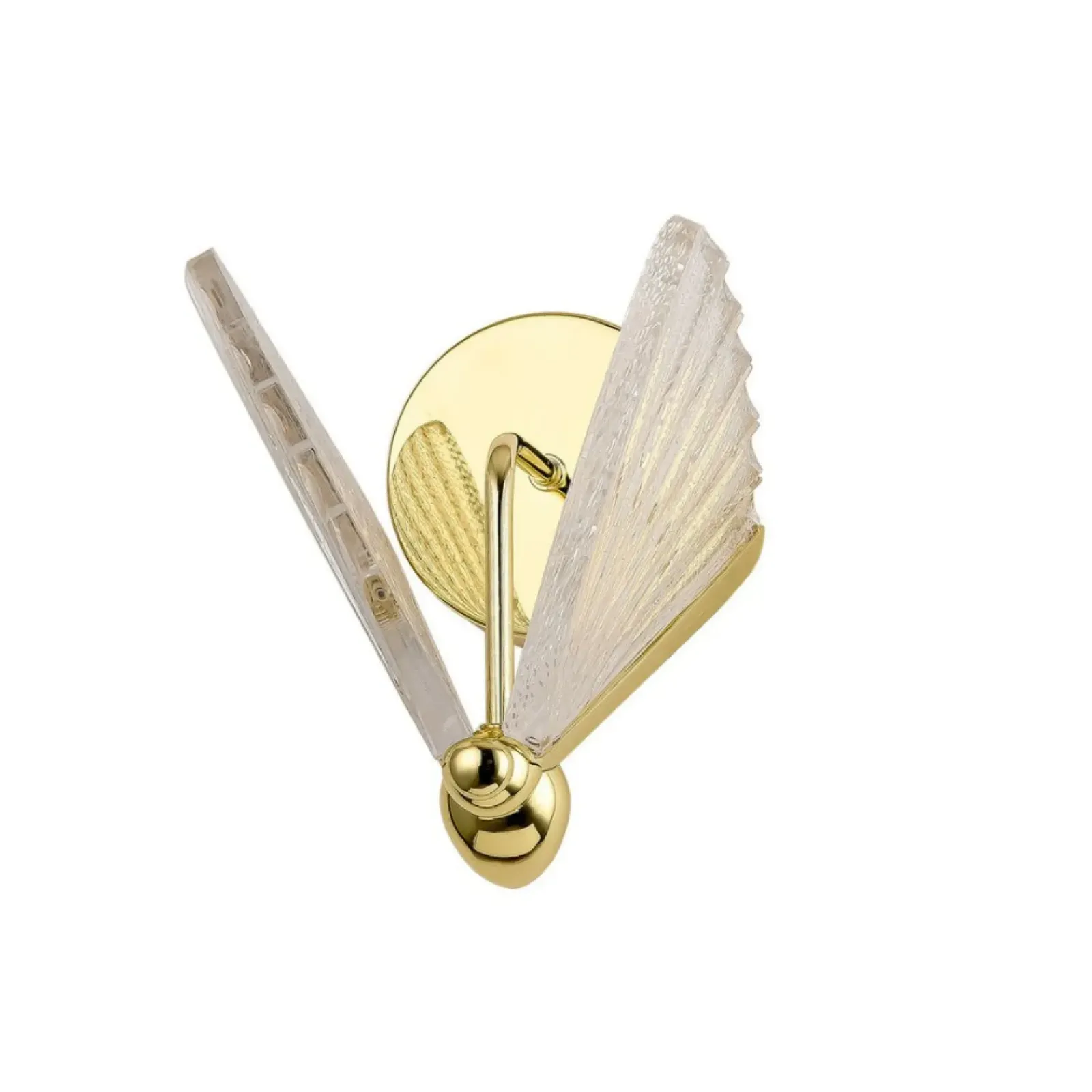 Sklep Kaja Złoty, dekoracyjny kinkiet w formie motyla LP-1715/1W MARIPOSA | Kaja* Lampy Led