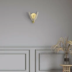 Sklep Kaja Złoty, dekoracyjny kinkiet w formie motyla LP-1715/1W MARIPOSA | Kaja* Lampy Led