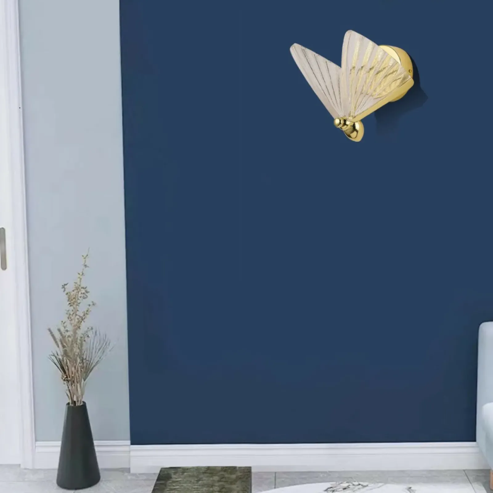 Sklep Kaja Złoty, dekoracyjny kinkiet w formie motyla LP-1715/1W MARIPOSA | Kaja* Lampy Led