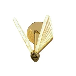 Sklep Kaja Złoty, dekoracyjny kinkiet w formie motyla LP-1715/1W MARIPOSA | Kaja* Lampy Led