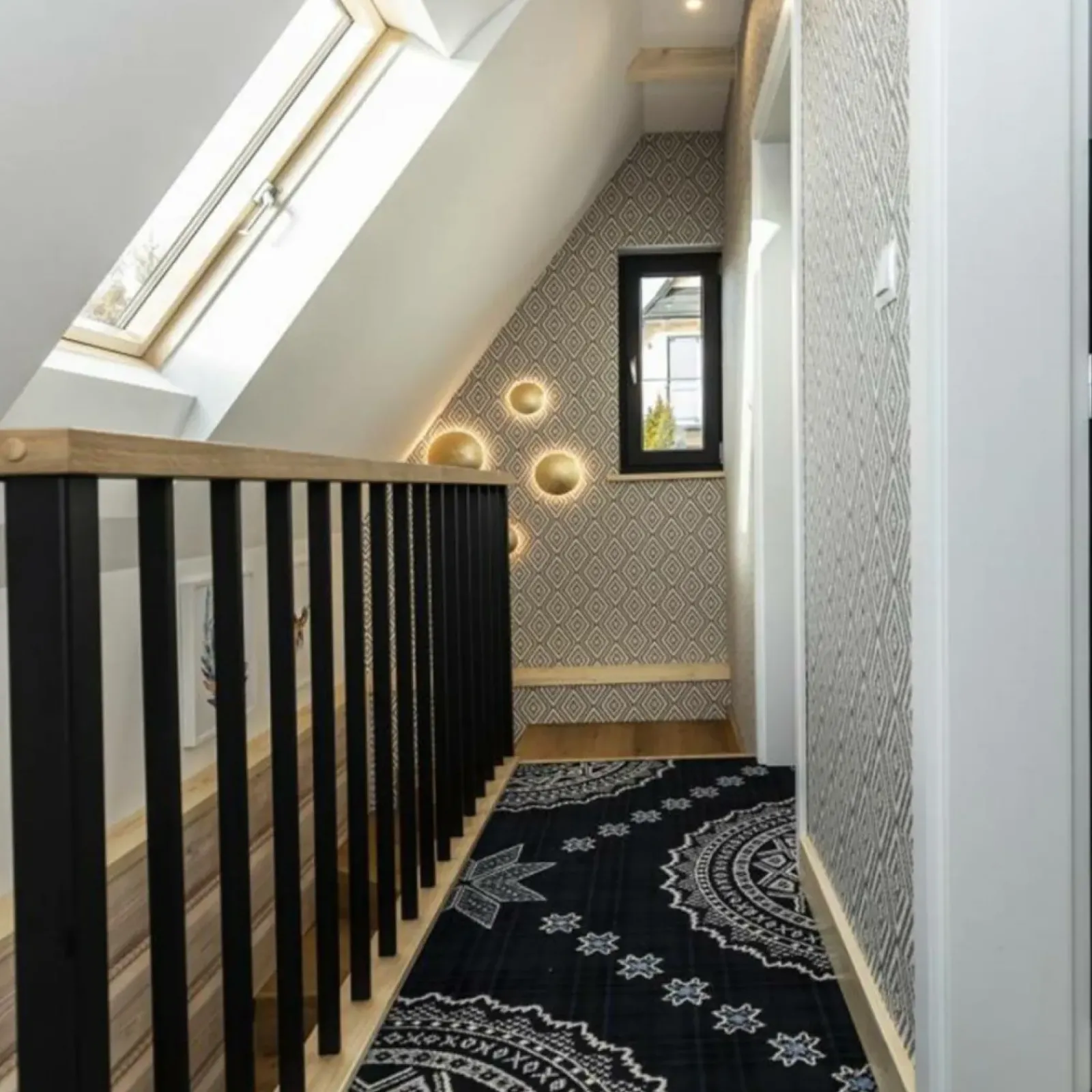 Sklep Kaja Złoty, designerski plafon LP-8102/1C-6W GD PLATILLO | Kaja Oświetlenie* Lampy Led|Plafony Nowoczesne