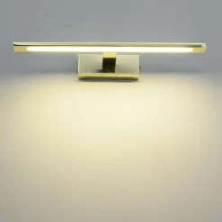 Sklep Kaja Złoty kinkiet łazienkowy LED GS-LWB-12W/3 GOLD ISLA | Kaja Oświetlenie* Lampy Led