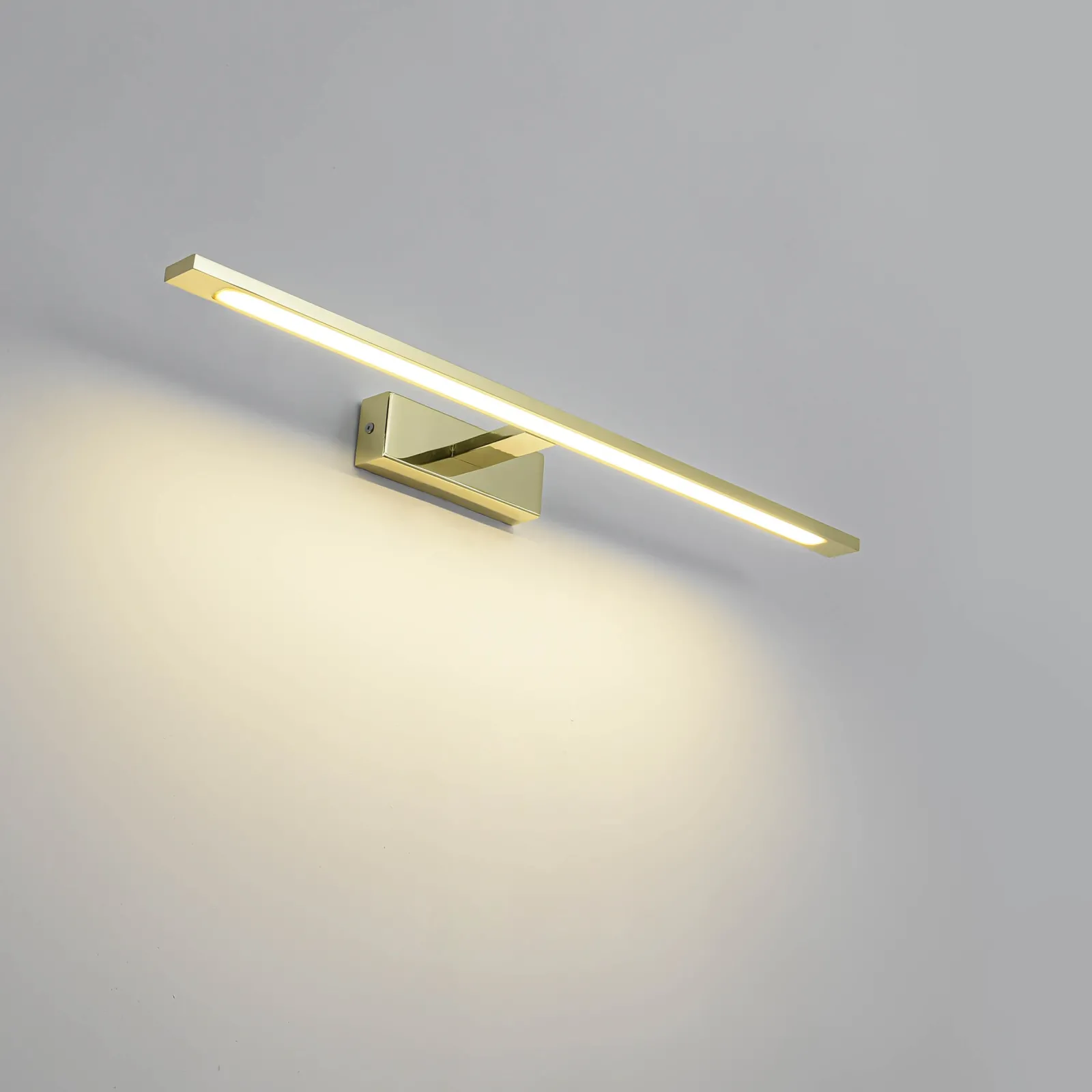 Sklep Kaja Złoty kinkiet do łazienki, szerokość 62cm GS-LWB-20W GOLD ISLA | Kaja* Lampy Led