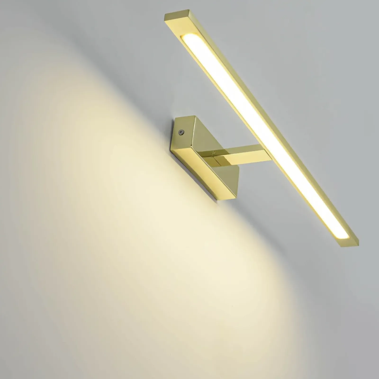 Sklep Kaja Złoty, ledowy kinkiet nad lustro GS-LWB-20W GOLD ISLA | Kaja* Lampy Led