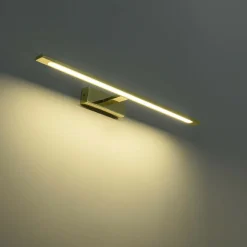 Sklep Kaja Złoty, ledowy kinkiet nad lustro GS-LWB-20W GOLD ISLA | Kaja* Lampy Led