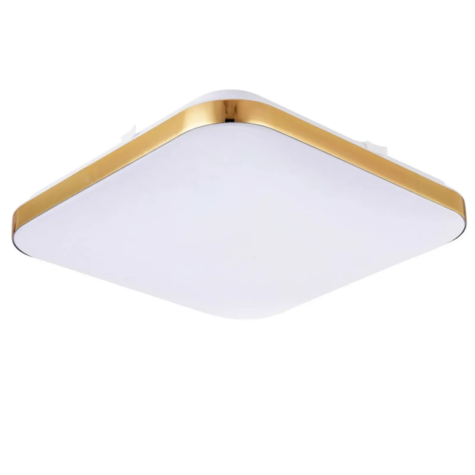 Sklep Kaja Złoty plafon LED barwa neutralna LP-335/1C M 4GD SQUARE – BABILON* Lampy Led|Plafony Klasyczne