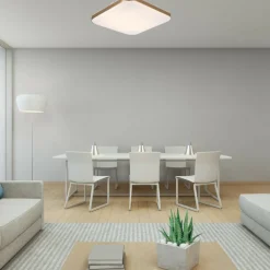 Sklep Kaja Złoty plafon LED barwa neutralna LP-335/1C M 4GD SQUARE – BABILON* Lampy Led|Plafony Klasyczne
