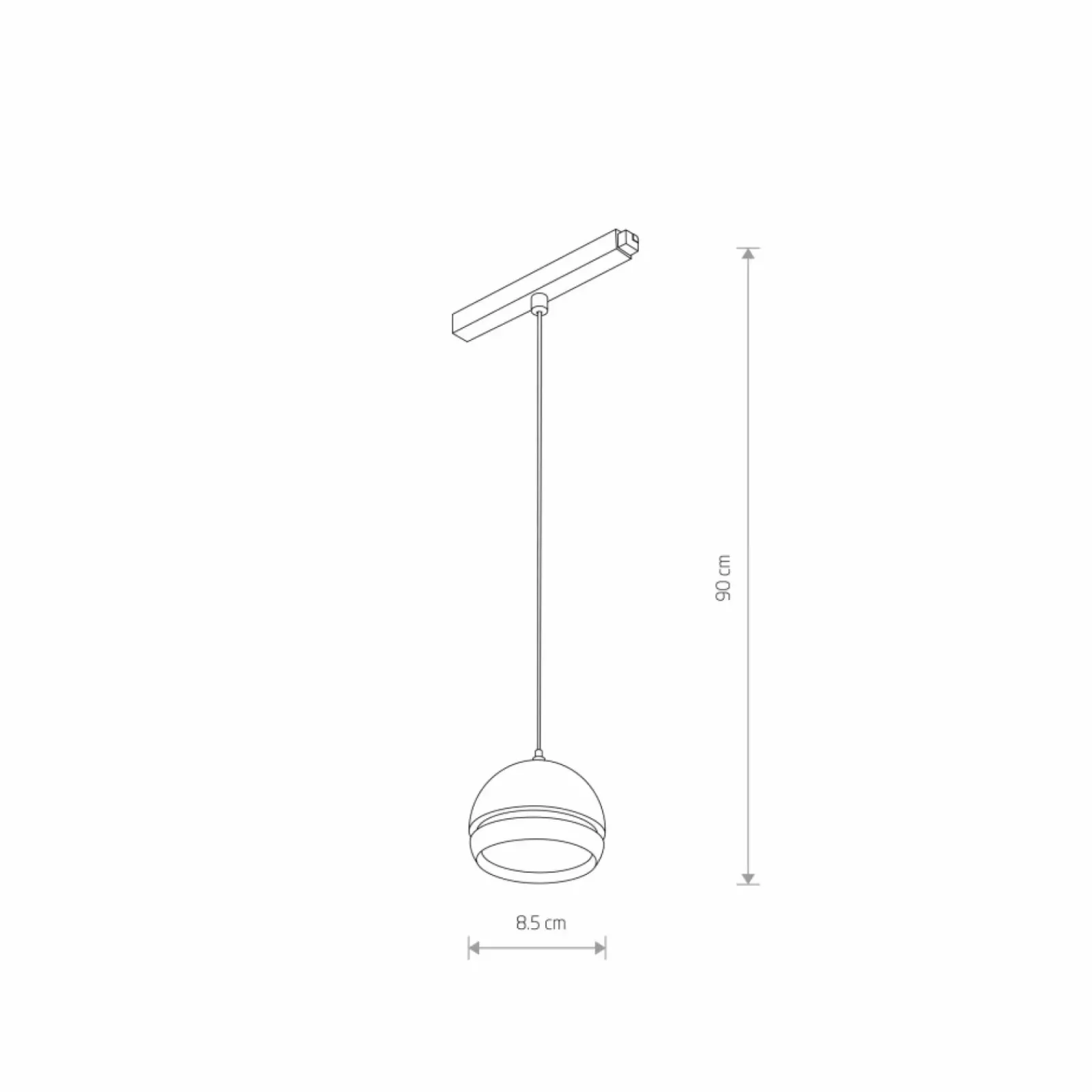 Sklep Kaja Zwis kula do szyny magnetycznej 1F 10654 LVM SLOT LED | Kaja* Szynoprzewody Podtynkowe|Szynoprzewody Natynkowe